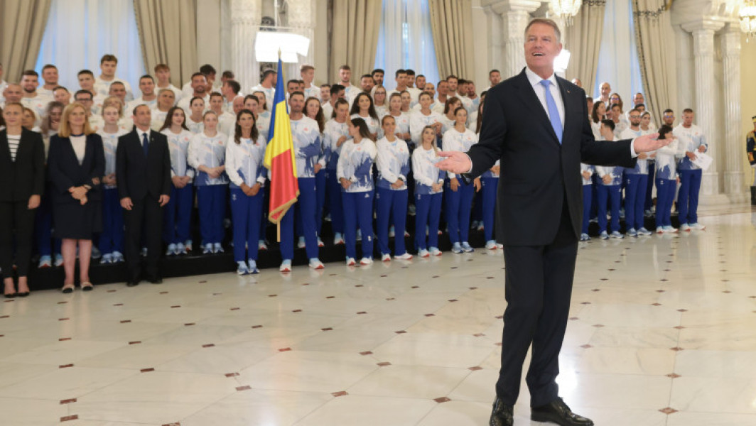 Președintele Iohannis a înmânat drapelul echipei olimpice a României