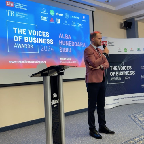 Sibiul promite dezvoltare economică la Gala The Voices of Business