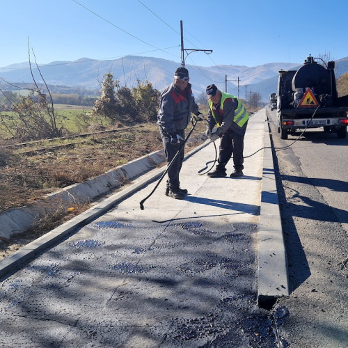 Lucrările la pista de biciclete dintre Tropinii Noi și Rășinari sunt aproape finalizate