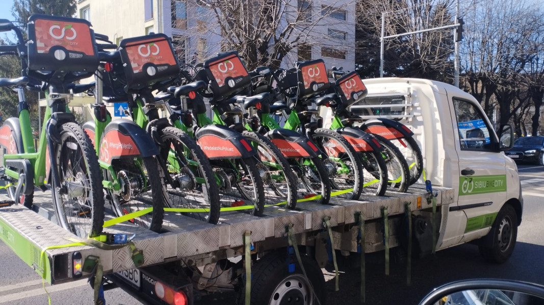 Sibiu Bike City, sistemul de închiriere a bicicletelor, devine indisponibil
