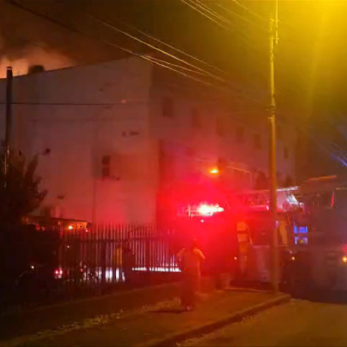 Incendiu la un restaurant din Galați, stins după mai multe ore de intervenție