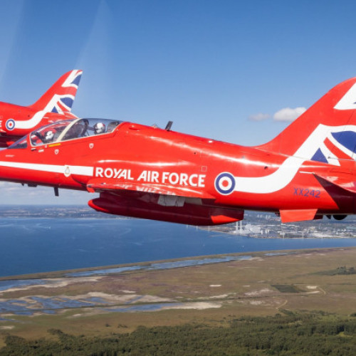 Spectacolele echipei britanice Red Arrows anulate după accidentul unui avion F-16 în Polonia