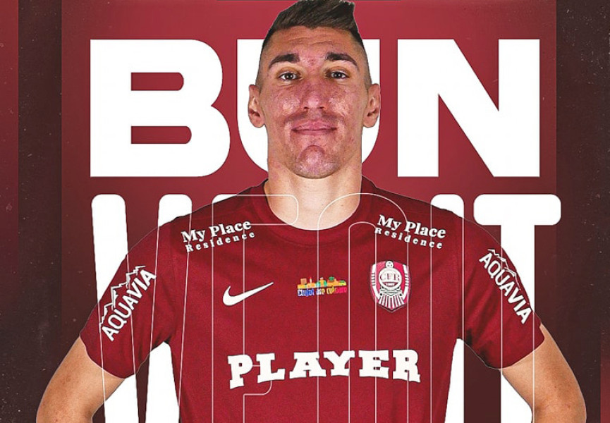 Marko Gjorgjievski pleacă de la CFR Cluj și semnează cu Hermannstadt