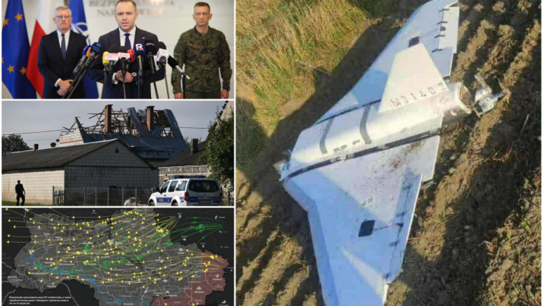 Drone rusești pătrund în spațiul aerian al Poloniei, zeci de drone doborâte