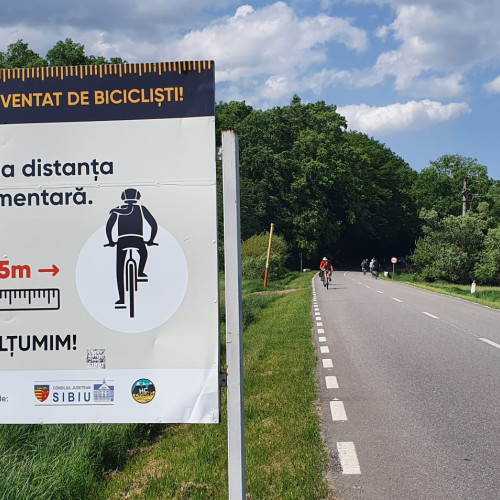 Bicicliștii vor avea prioritate: proiectul pistei către Cisnădioara a fost scos la licitație