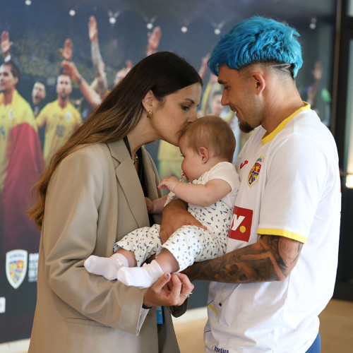 Moment emoționant pentru echipa națională de fotbal a României în cantonamentul din Germania